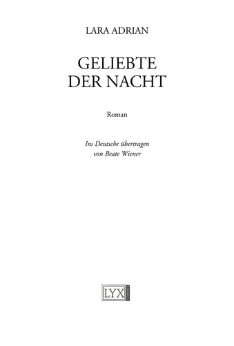 Geliebte der Nacht